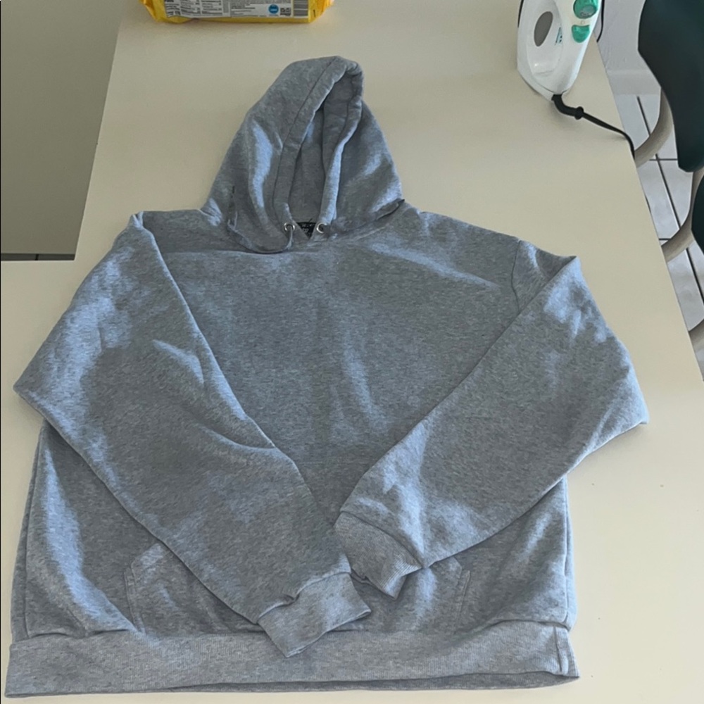 Men's Gray Hoodie Sweater